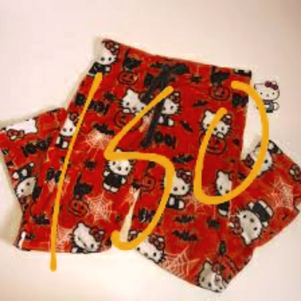 ((FOUND!!))Halloween Hello Kitty Pajama Pants